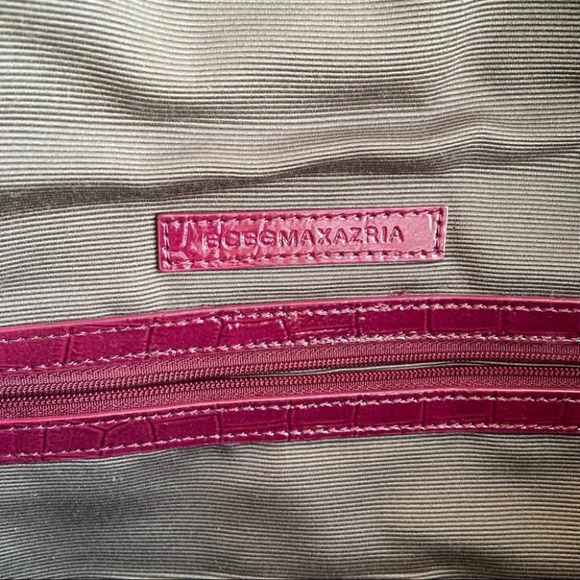 BCBGMAXAZRIA  Cream Leather Clutch - Picture 9 of 16